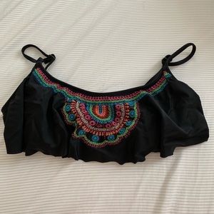 Altar’d State Embroidered Bikini Top